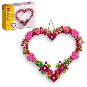 LEGO Heart Ornament 40638 | Floral Valentine Décor | 254 pcs | NIB